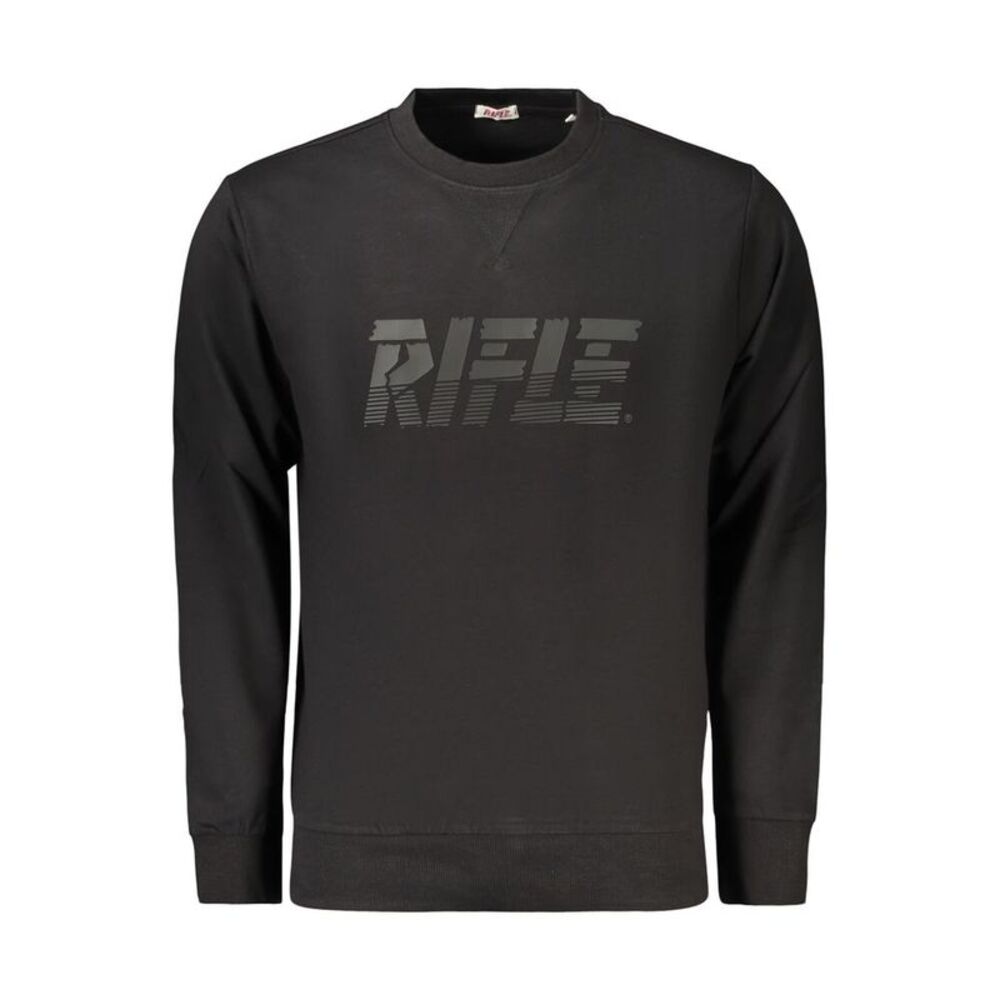 Rifle Black Cotton Men's Men's Sweatshirt